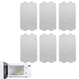 Lot de 6 Plaques Mica Universelles pour Micro-Ondes - Couvercles de Guide d'Ondes