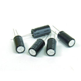 Pack de 5 Condensateurs Électrolytiques 220uF 63V - POPESQ