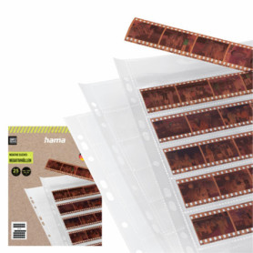 Hama Étuis à Négatifs Polypropylène - 25 Pièces pour 6 Négatifs 24x36cm