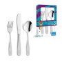 Coffret de Couverts Enfants Bear - 3 Pièces en Acier Amefa