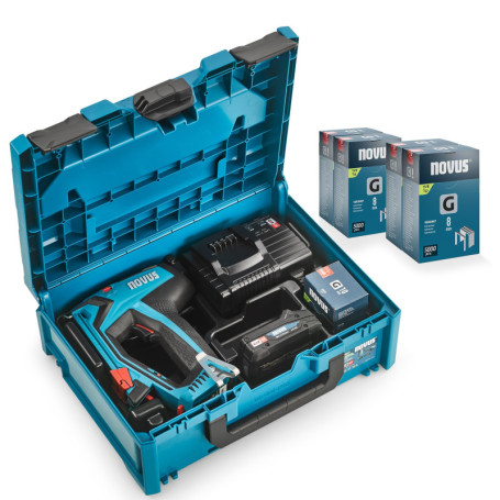 Agrafeuse sans fil professionnelle Novus J-551 avec 25 000 agrafes