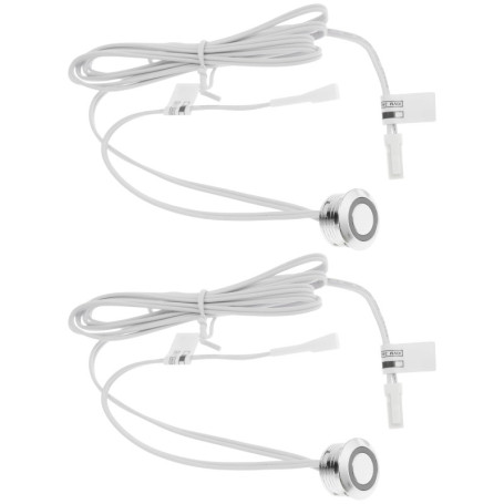Lot de 2 Variateurs Tactiles 12/24 V pour Éclairage LED en Cuisine et Salle de Bain