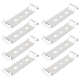 Lot de 8 Clips de Fixation pour Tubes Lumineux LED - Installation Facile et Durable