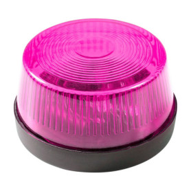 Gyrophare Clignotant avec Sirène - Accessoire de Fête Rose