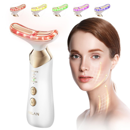 ANLAN Appareil de Massage Lifting Visage en Or 24 Carats