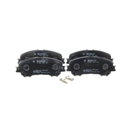 Plaquettes de Frein Avant Bosch BP1735 - Jeu de 4, Silencieuses et Durables