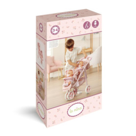 Poussette Jumeaux Olivia - La Nina, idéale dès 4 ans