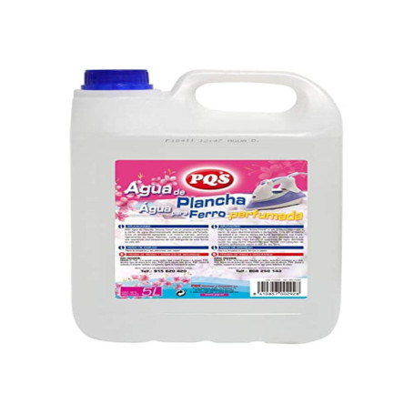 Eau Déminéralisée Parfumée PQS pour Repassage - 5 Litres