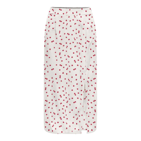 Jupe Fendue Onlnova Life Elite Lamar - Cloud Dancer