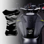 Protection Réservoir Adhésive 3D pour Motos GSX-R - Noir
