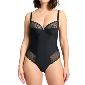 Body Sculptant Sexy en Dentelle pour Femme Grande Taille - Confort et Élégance