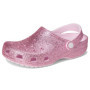 Sandales Crocs Classiques à Paillettes Lait Rose - Confort et Style