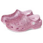 Sandales Crocs Classiques à Paillettes Lait Rose - Confort et Style