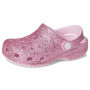 Sandales Crocs Classiques à Paillettes Lait Rose - Confort et Style