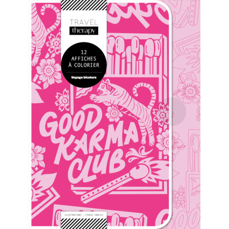 Voyage créatif : 12 affiches à colorier à encadrer