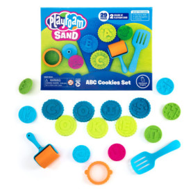 Set de Sable Playfoam ABC pour Apprendre l'Alphabet