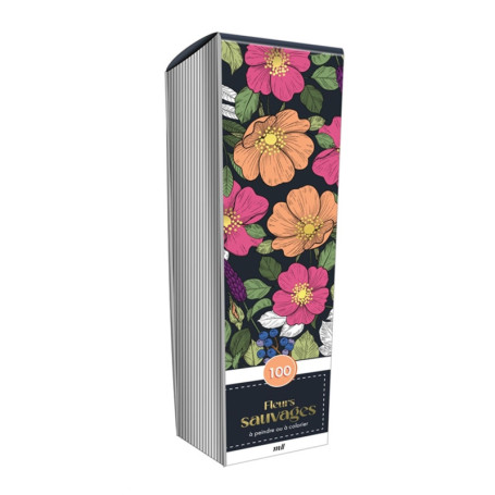 Marque-pages Fleurs Sauvages - Édition Premium à Colorier