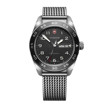 Montre Victorinox Swiss Army Quartz Classique en Cuir Noir