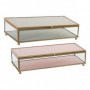 Boîte à bijoux DKD Home Decor New Hygge Métal Verre (2 pcs) (25 x 10 x 5 cm) 57,99 €