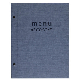 Porte-menu en Telflex Lacor Sandro - Thermoscellé Bleu A4
