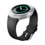 Bracelet en Silicone Noir pour Samsung Galaxy Gear S2 - Confort et Style