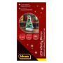 Miroir Infini LED Sapin de Noël Idena - Lampe Décorative 3D avec 80 LED