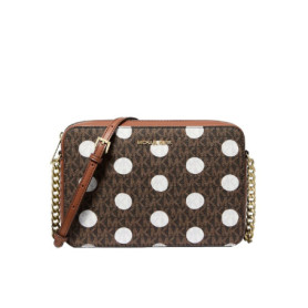 Sac à bandoulière Michael Kors Jet Set Large avec Logo Signature