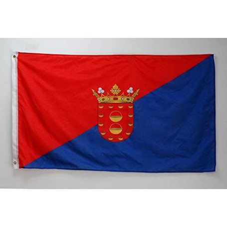 Drapeau Lanzarote 90x60 cm en Polyester avec Oeillets - AZ FLAG