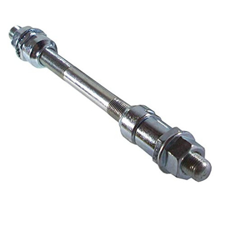 Axe de Roue Velo Universel 3/8" x 175mm - Compatible VTT, Route, BMX et Fixie