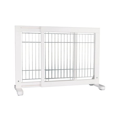 Barrière de Sécurité pour Chien TRIXIE - Blanc 65-108 cm