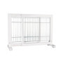 Barrière de Sécurité pour Chien TRIXIE - Blanc 65-108 cm