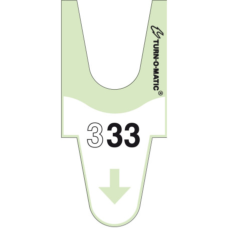 Tickets Meto Turn-O-Matic T90 3D - 6 Rouleaux de 4000 Tickets Verts