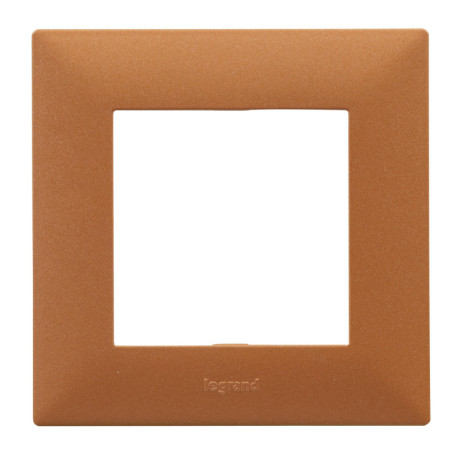 Cadre Individuel Cuivre Niloé Step Legrand - Plaque Murale Design