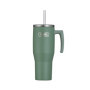 Gobelet Isotherme THERMOS REFRESHING 1,1L - Vert Mat avec Paille et Poignée