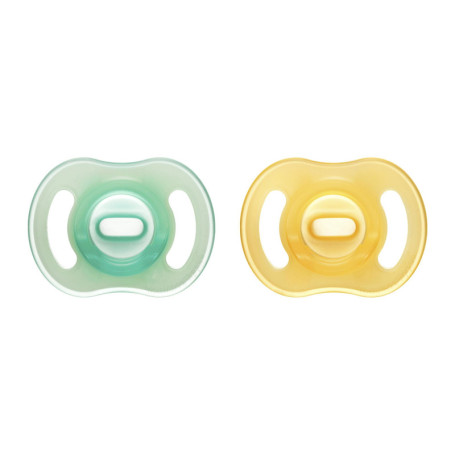 Sucette Phosphorescente Ultra-légère Tommee Tippee pour Bébé 0-6 mois - Lot de 2