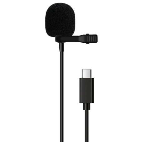 Microphone Lavalier USB-C Prosound 2m - Idéal pour Conférences et Vlogs