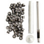 Kit d'Outils de Perforation avec 50 Oeillets en Bronze - Iegefirm