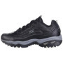 Baskets de Sport Skechers Afterburn pour Homme - Noir et Gris, Taille 47 EU