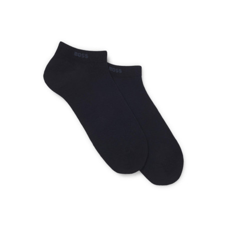 Lot de 2 Chaussettes BOSS Uni pour Homme - Confort et Élégance en Bleu