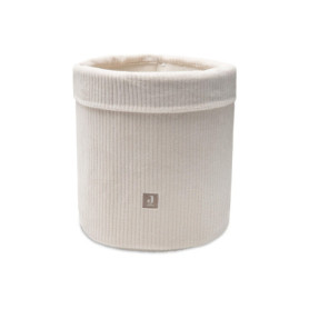 Panier de Rangement Jollein Cloudy Rib Oatmeal - Organisateur Pratique pour Bébé