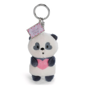 Porte-clés Panda Love en Peluche NICI - Compagnon Écologique 8 cm