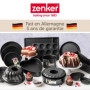 Moule à charnière Zenker Perfect Black Ø 28 cm - Antiadhésif et résistant à la chaleur