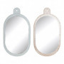 Miroir mural DKD Home Decor Blanc Rose Métal Verre (2 pcs) (22 x 1.5 x 40 cm) 40,99 €