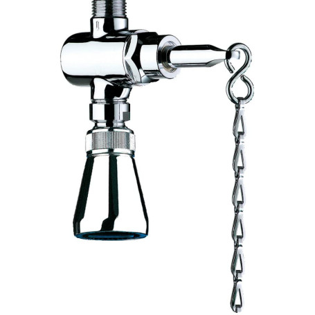 Pomme de douche Tempostop avec régulateur de débit - Delabie