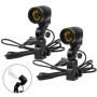 Gokelomg Lot de 2 Lampes de Studio E27 avec Support Rotatif