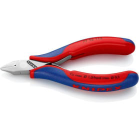 Pince Coupante Knipex 115 mm pour Électronique - Précision et Confort