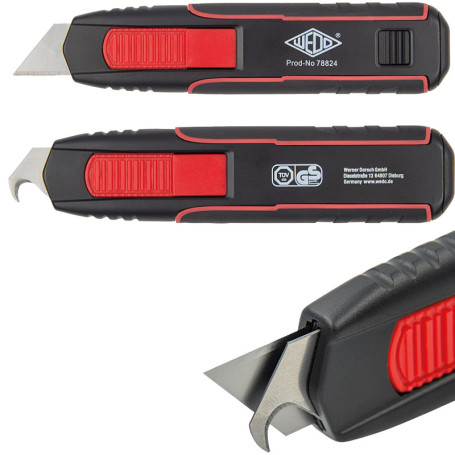 Cutter de Sécurité WEDO Double Face avec Lames Interchangeables