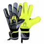 Gants de Gardien de But HO Soccer KORAZA avec Protection Amovible - Gris/Citron Vert