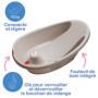 Baignoire Bébé Compacte Tigex avec Base Antidérapante