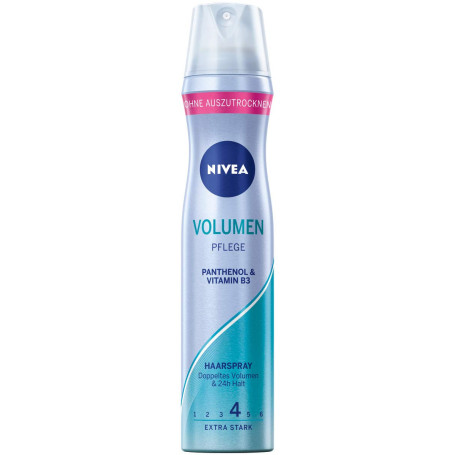 NIVEA Spray Coiffant Volume & Tenue 24h - Protection UV et Soin Végétalien